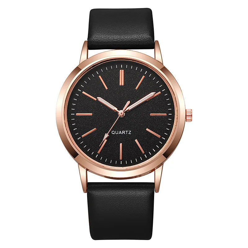 Simple Fashion Women Watches Design Leather Watch Luxury Ladies Business Quartz Wristwatches Womens Small Round Dial Clock