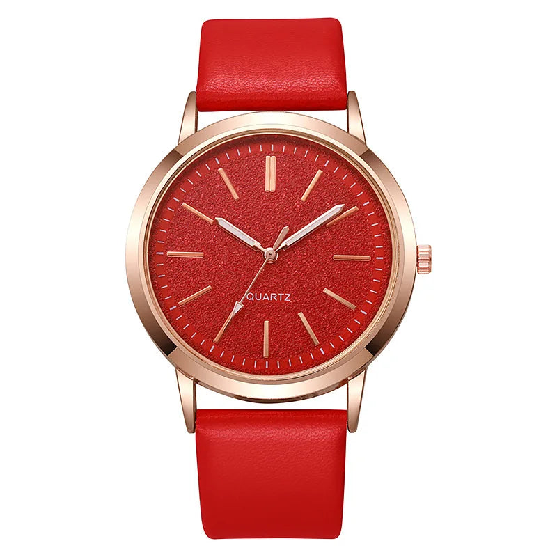 Simple Fashion Women Watches Design Leather Watch Luxury Ladies Business Quartz Wristwatches Womens Small Round Dial Clock