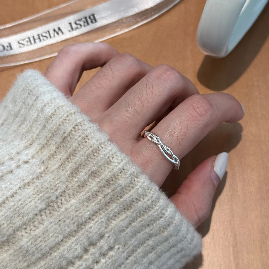 Sam Panda 925 Sterling Silver Blue Moonstone Hollow Ring For Women Gift Sweet Romantic Jewelry Wholesale Dropshipping