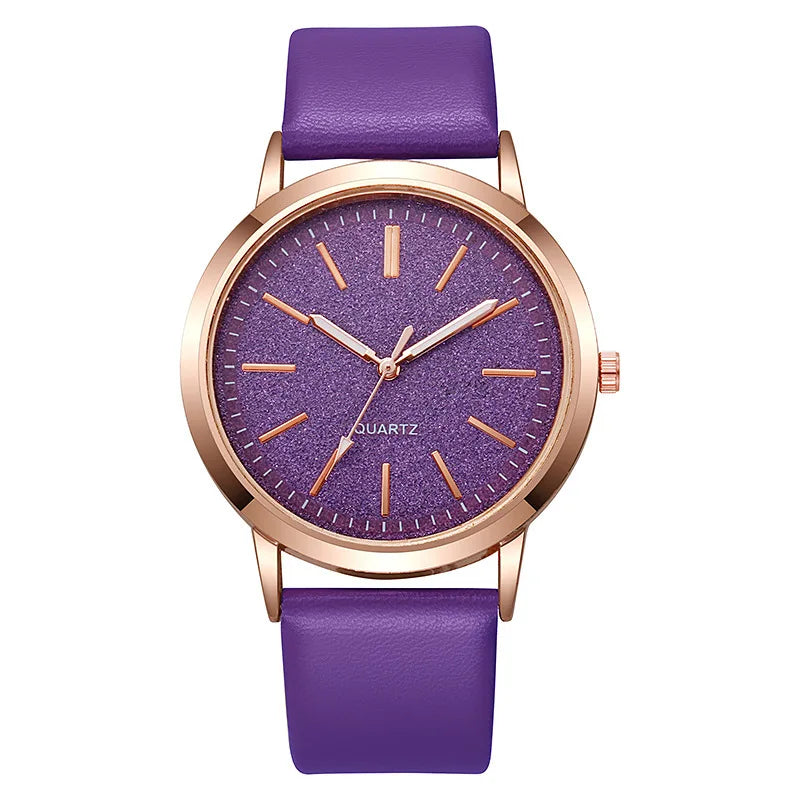 Simple Fashion Women Watches Design Leather Watch Luxury Ladies Business Quartz Wristwatches Womens Small Round Dial Clock