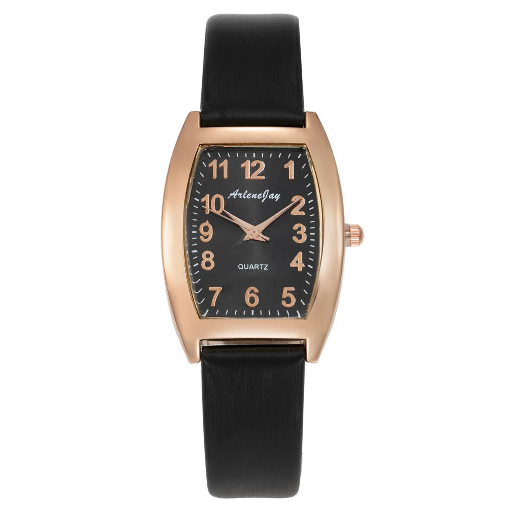 Rectangle Women Watches Qualities Ladies Wristwatches Quartz Leather Clock 2022 Bayan Kol Saati Female Dress Watch Gift Relógio